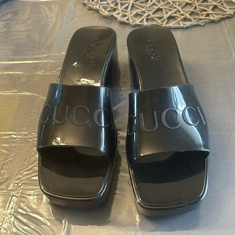 Gucci Rubber Mules in great condition